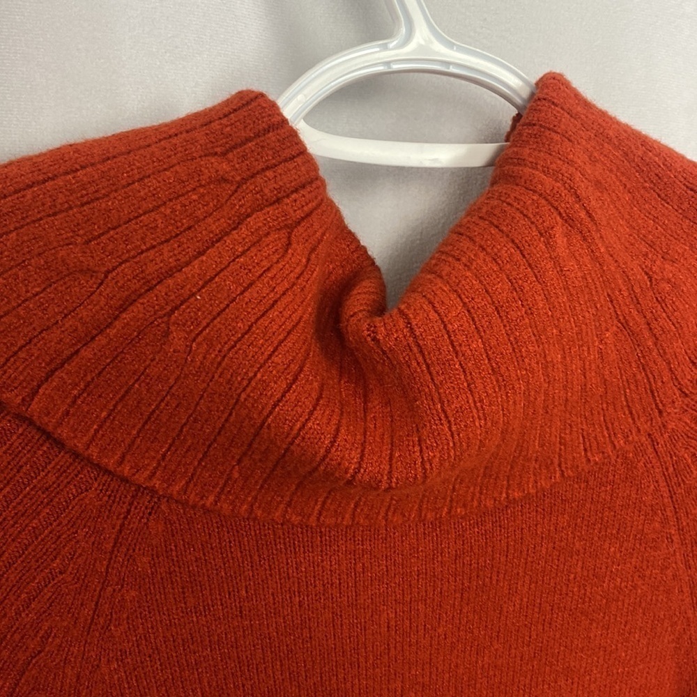 Anthropologie by Anthropologie Burnt Orange Turtleneck Sweater - Picture 12 of 12